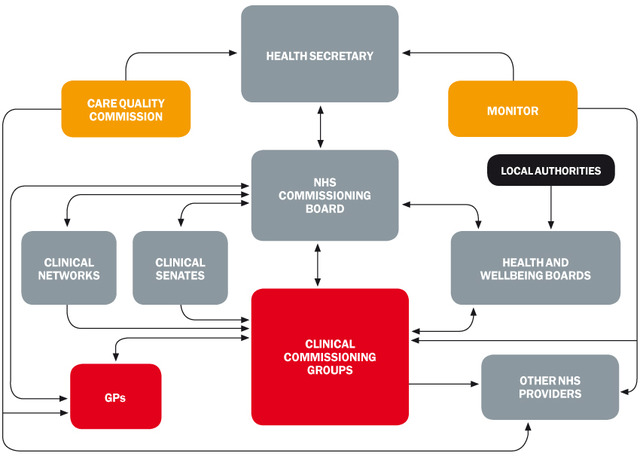 GP graphic maps the new NHS