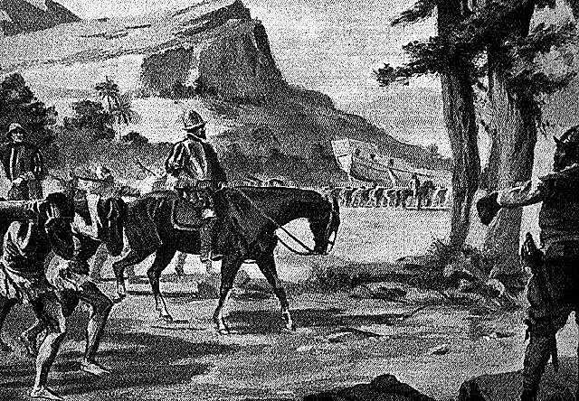 Llegada de Nuño Beltrán a Tzintzuntzan