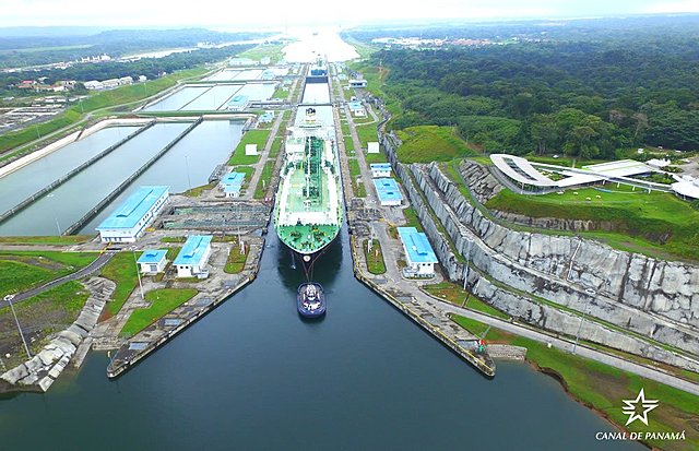 Panama Canal is completed and opened for Traffic