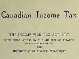 Canadian war income tax act begins