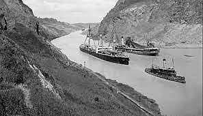 The Panama Canal is completed and opened for traffic.