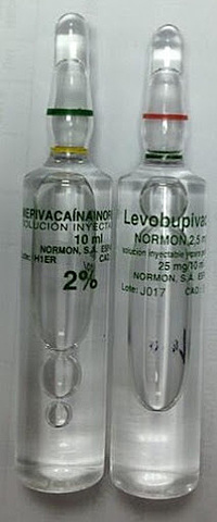 Levobupivacaína y ropivacaína