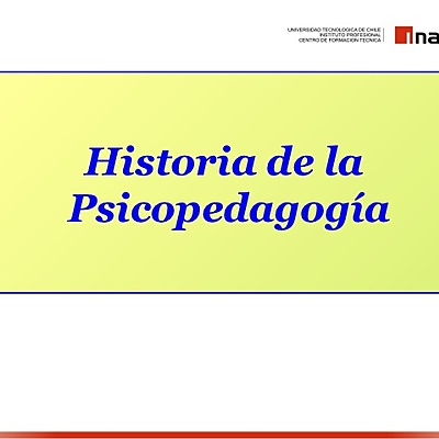 Timeline: Origenes de la Psicopedagogía