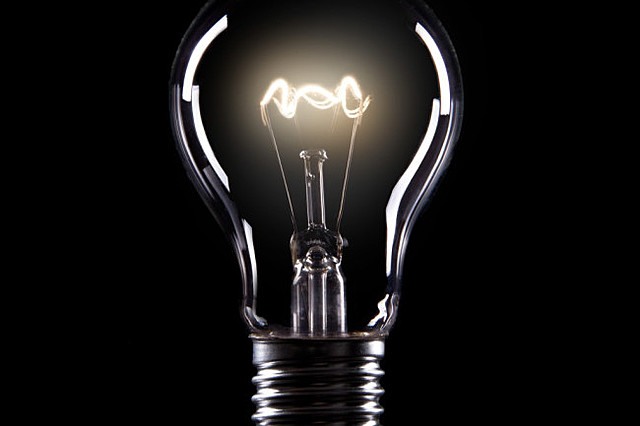 Thomas Edison brings light to the world with the light bulb