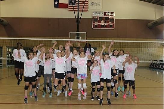 Empecé a jugar voleibol