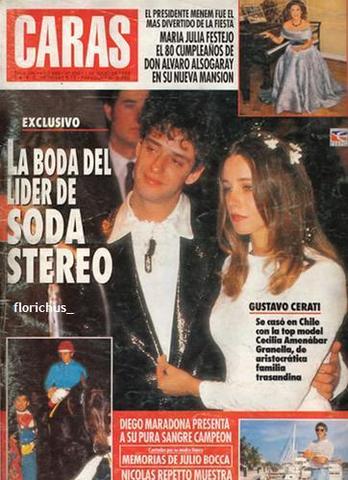 Wedding of gustovo cerati