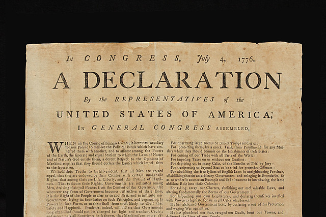 uavhengighetserklæringen blir til, et land er født