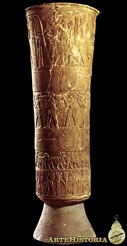 Vaso de Uruk (3500-3000 a.C)