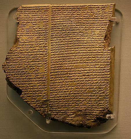 Tablilla con el Poema de Gilgamesh (Periodo Uruk). 2500-2000 a.C.
