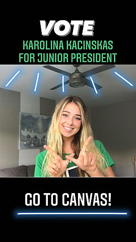 ¡En 2020, yo gané presidente de clase!