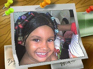 Ashley en su primera visita a la pelu.