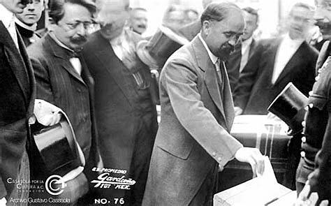 Madero asume la presidencia