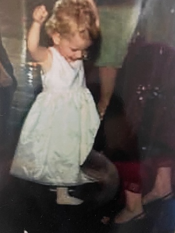 Era una niña de las flores