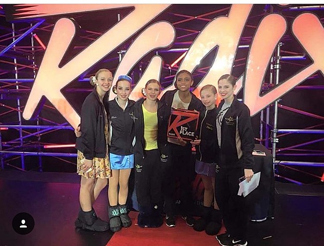 Empecé bailer de competición