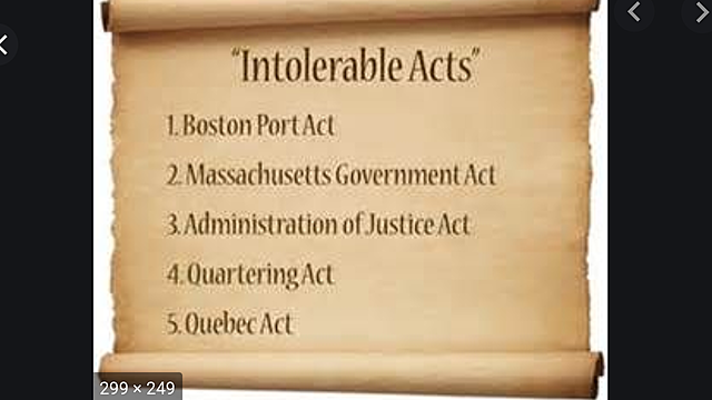 Intolerable Acts