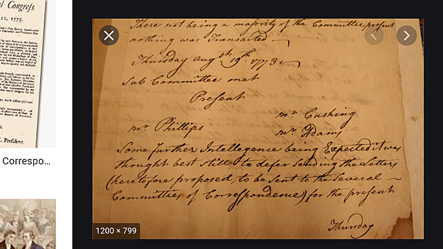 Committees of Correspondence