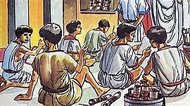 Timeline: Pedagogia Romana e Cristiana