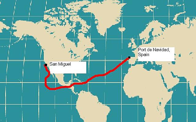 Juan Cabrillo sailed for spain