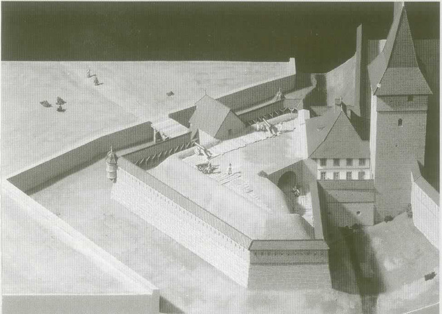 Début de la construction de la Porte de Romont