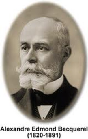 Bacquerel studied how sunlight might be used as energy