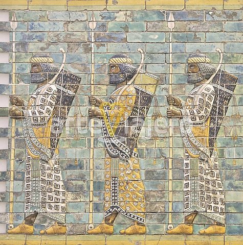 Friso de los arqueros Palacio de Dario I en Susa