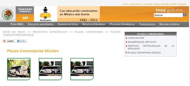 Plazas Comunitarias Móviles