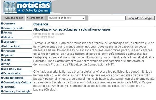 Programa de Alfabetización Computacional