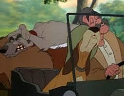 The farmer foes on a hunting trip.