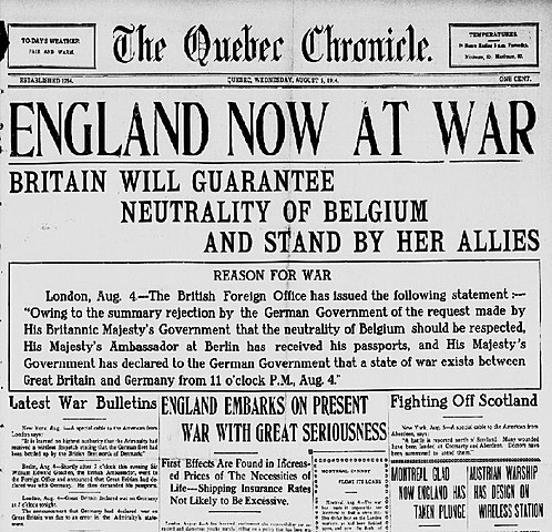 Canada "Declares" War