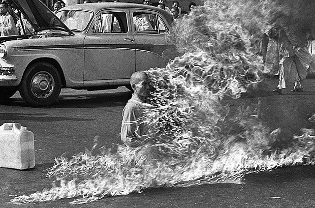 Thich Quang Duc self immolation