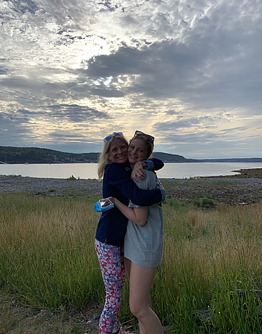 Fui a Maine con mi familia