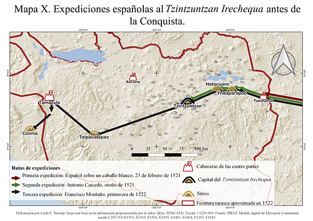 Llegada de Nuño Beltrán a Tzintzuntzan