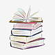 Pngtree book hand drawn book five books open png image 447137