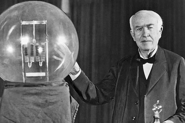 In 1879 managed to create his first light bulb to glow for 48 hours straight.
