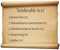 Intolerable Acts