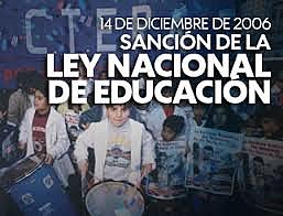 LEY DE EDUCACIÓN NACIONAL