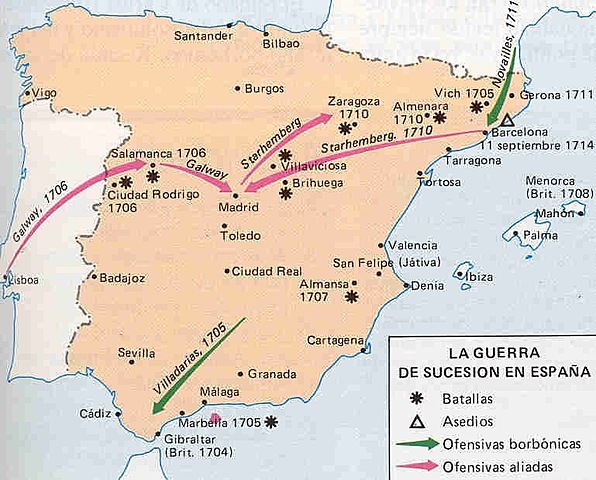 Batallas Guerra Sucesión Española