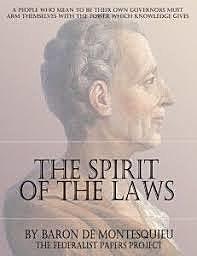 Montesquieu writes the Spirit of laws