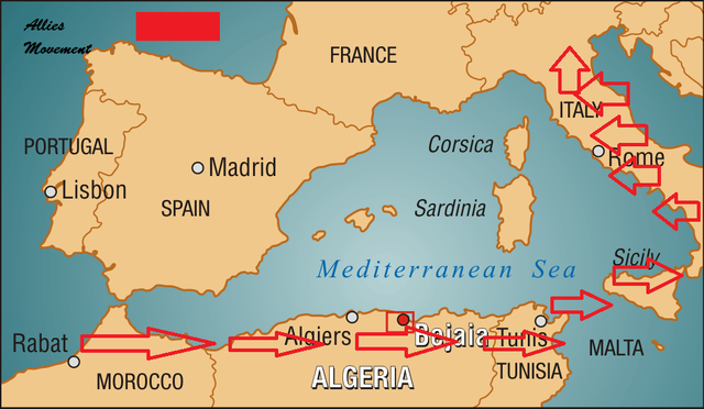 Allies Attack Through the soft under belly of Europe