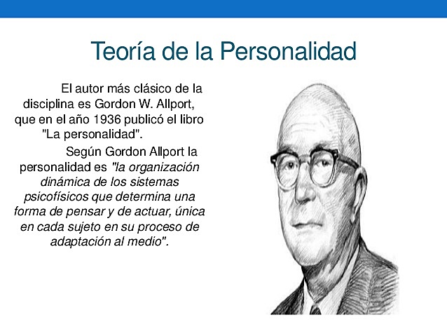 Teoría de la personalidad - Allport