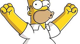 Timeline: Evolución de la Humanidad - caricaturas de los Simpson (Andres Umaquinga)