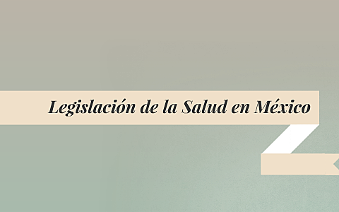 Legislación de la salud e higiene.