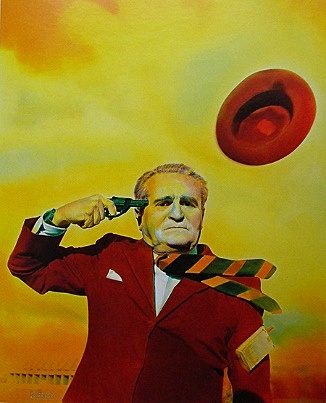 Entra a la escuela de pintura, para luego salir y seguir de manera autodidacta.