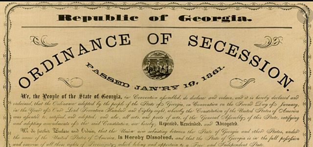 Georgia's Secession