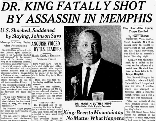 Assassination of Martin Luther King, Jr.