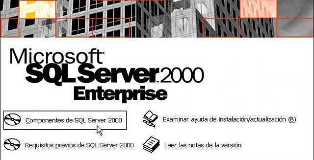 Creacion de Microsoft SQL server 2000