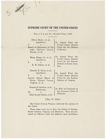 Brown v. Board of Education