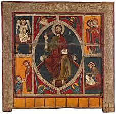 “Frontal de Solanllong. Pantocrátor con el Tetramorfos”