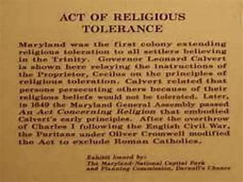 Maryland Toleration Act