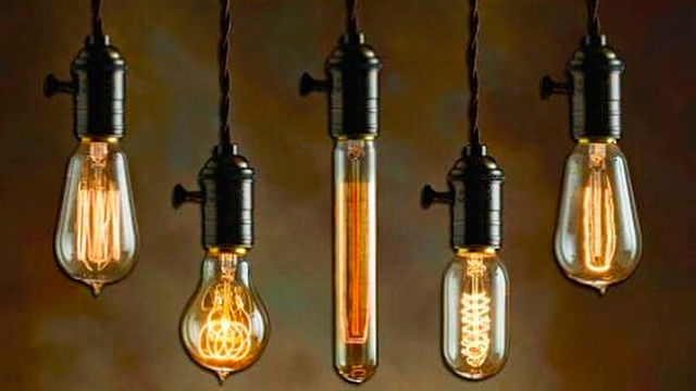 Iluminación eléctrica  ( la bombilla )